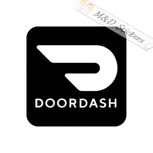 Doordash Logo (4.5" - 30") Vinyl Decal in Different colors & size for Cars/Bikes/Windows