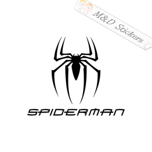 2x Spider man Vinyl Decal Sticker Different colors & size for Cars/Bikes/Windows