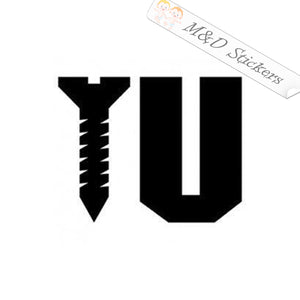 2x Screw You Vinyl Decal Sticker Different colors & size for Cars/Bikes/Windows