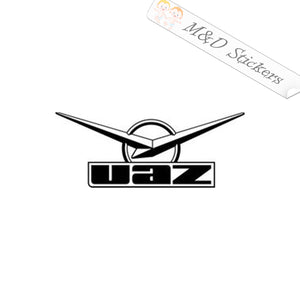 2x UAZ Russian car logo Vinyl Decal Sticker Different colors & size for Cars/Bikes/Windows