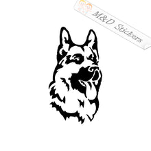 German Shepherd Dog (4.5" - 30") Vinyl Decal in Different colors & size for Cars/Bikes/Windows