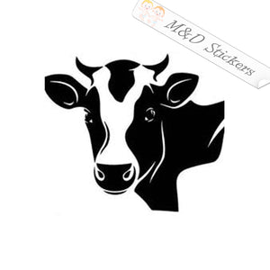 Cow head (4.5" - 30") Vinyl Decal in Different colors & size for Cars/Bikes/Windows