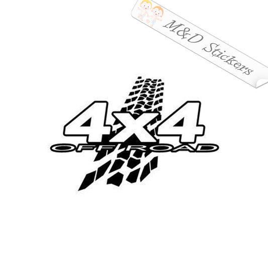 2x 4x4 OffRoad Vinyl Decal Sticker Different colors & size for Cars/Trucks/SUVs/Windows