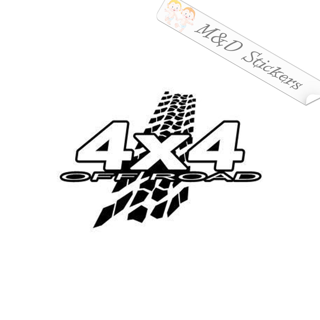 2x 4x4 OffRoad Vinyl Decal Sticker Different colors & size for Cars/Trucks/SUVs/Windows