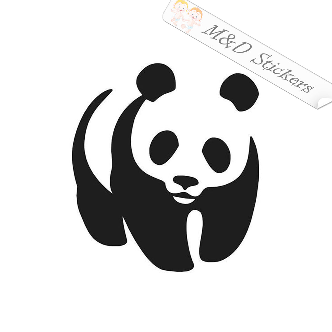 2x Panda Vinyl Decal Sticker Different colors & size for Cars/Bikes/Windows