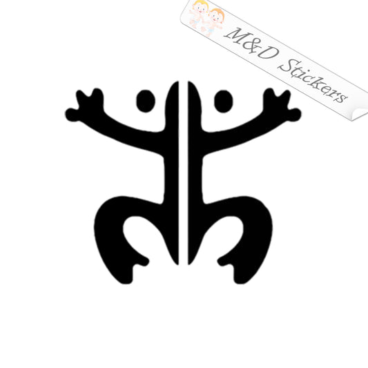 2x Coqui Frog Puerto Rico Vinyl Decal Sticker Different colors & size for Cars/Bikes/Windows