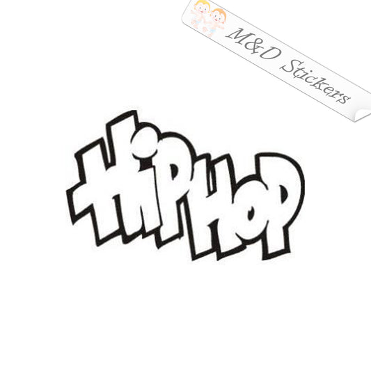 2x Hip Hop Vinyl Decal Sticker Different colors & size for Cars/Bikes/Windows
