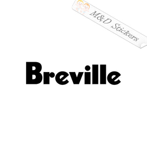 2x Breville coffee maker logo Vinyl Decal Sticker Different colors & size for Cars/Bikes/Windows