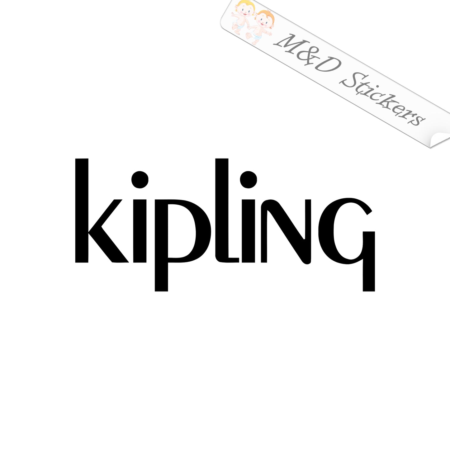 Kipling Logo (4.5" - 30") Vinyl Decal in Different colors & size for Cars/Bikes/Windows