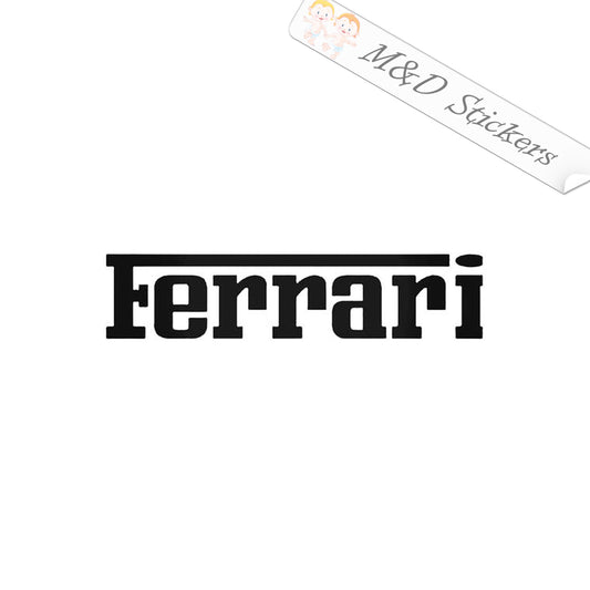 Ferrari Cars Logo (4.5" - 30") Vinyl Decal in Different colors & size for Cars/Bikes/Windows