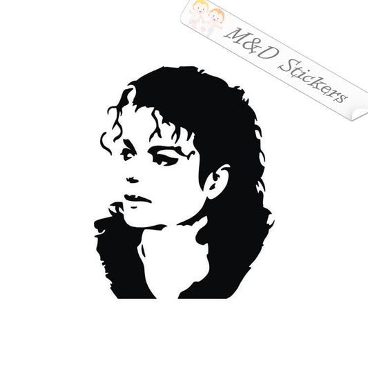 2x Michael Jackson Vinyl Decal Sticker Different colors & size for Cars/Bikes/Windows