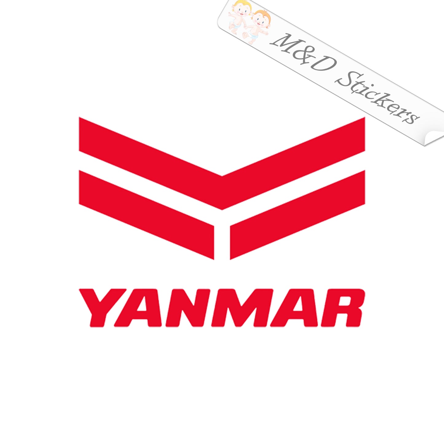 Yanmar logo (4.5" - 30") Vinyl Decal in Different colors & size for Cars/Bikes/Windows