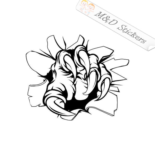 Claw Scratches (4.5" - 30") Vinyl Decal in Different colors & size for Cars/Bikes/Windows