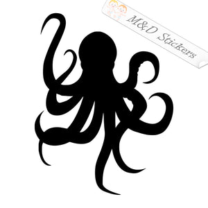 2x Octopus Vinyl Decal Sticker Different colors & size for Cars/Bikes/Windows