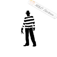 2x Freddy Krueger Vinyl Decal Sticker Different colors & size for Cars/Bikes/Windows