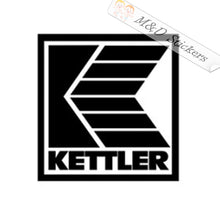 Kettler Bicycles Equipment Logo (4.5" - 30") Vinyl Decal in Different colors & size for Cars/Bikes/Windows