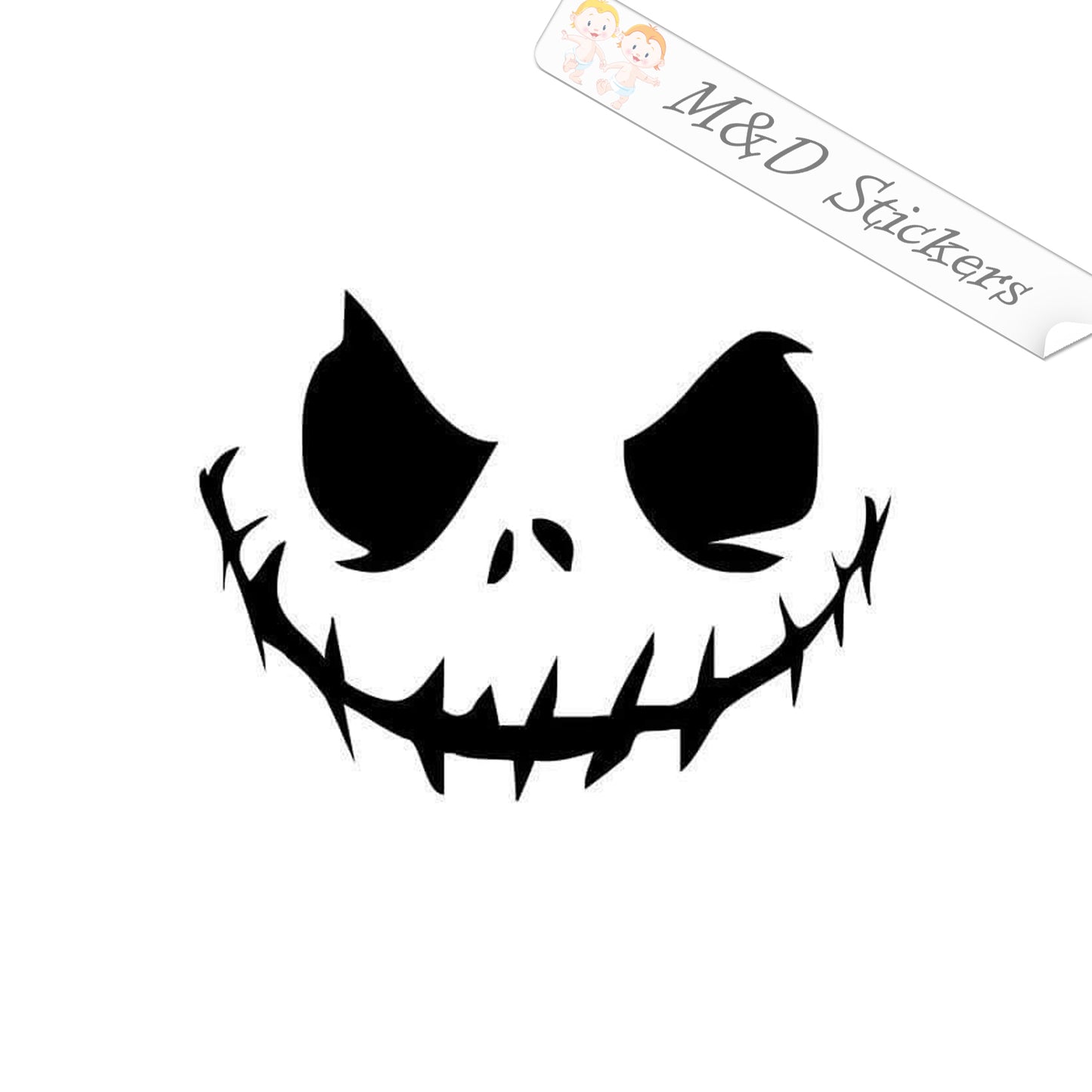 2x Evil Jack Vinyl Decal Sticker Different colors & size for Cars/Bikes/Windows