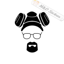 2x Heisenberg Breaking Bad Vinyl Decal Sticker Different colors & size for Cars/Bikes/Windows