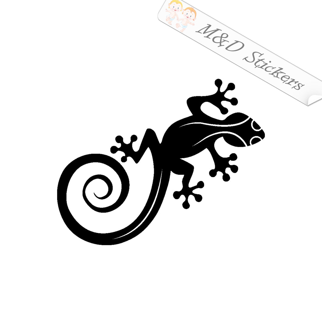 2x Lizzard Vinyl Decal Sticker Different colors & size for Cars/Bikes/Windows