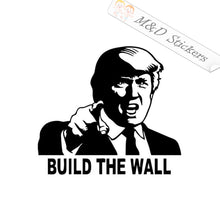 Trump Build the Wall (4.5" - 30") Vinyl Decal in Different colors & size for Cars/Bikes/Windows