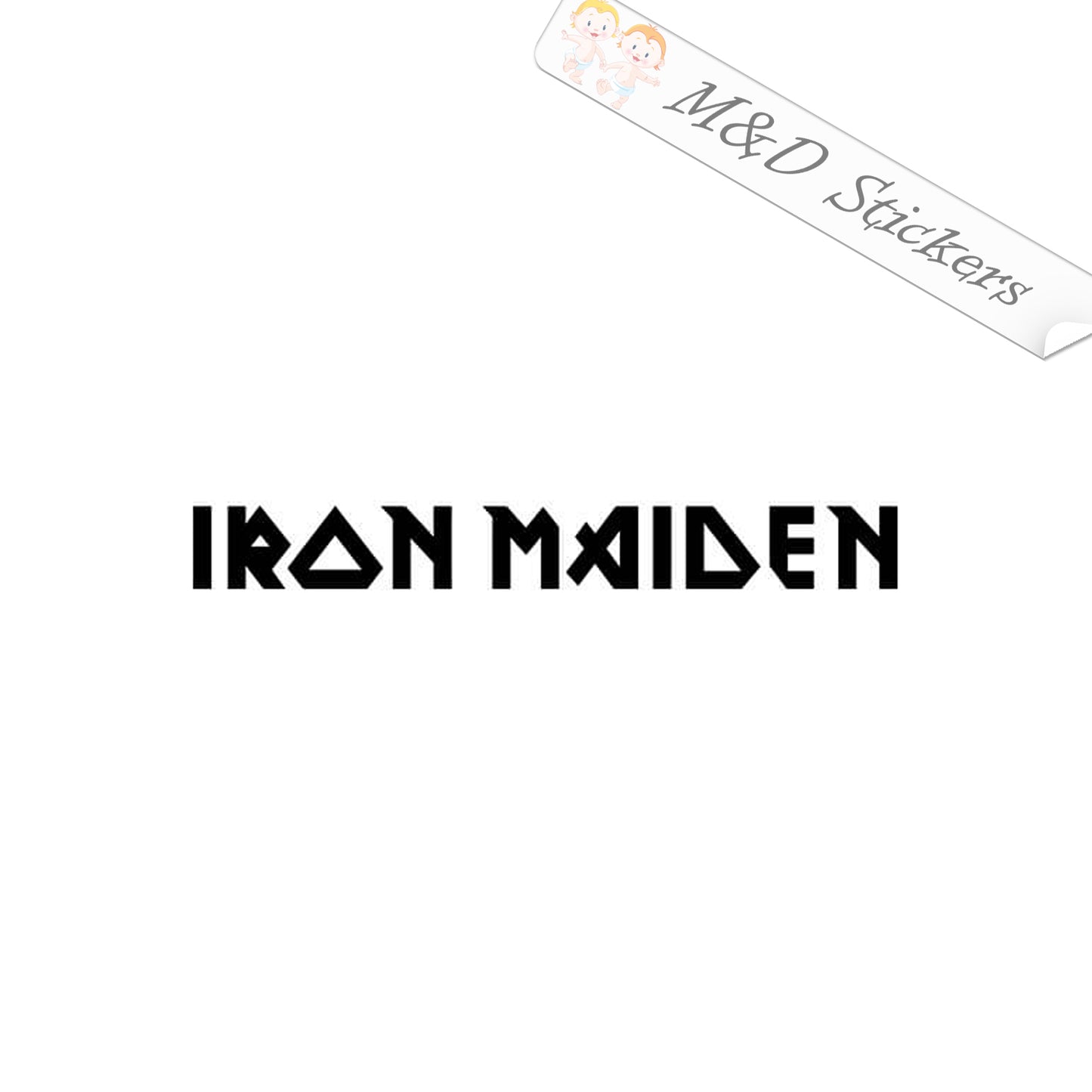 Iron Maiden Music band Logo (4.5" - 30") Vinyl Decal in Different colors & size for Cars/Bikes/Windows