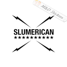 Slumerican Logo (4.5" - 30") Vinyl Decal in Different colors & size for Cars/Bikes/Windows