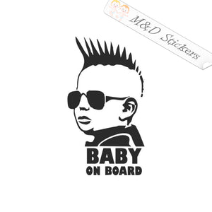 Cool baby on board (4.5" - 30") Vinyl Decal in Different colors & size for Cars/Bikes/Windows