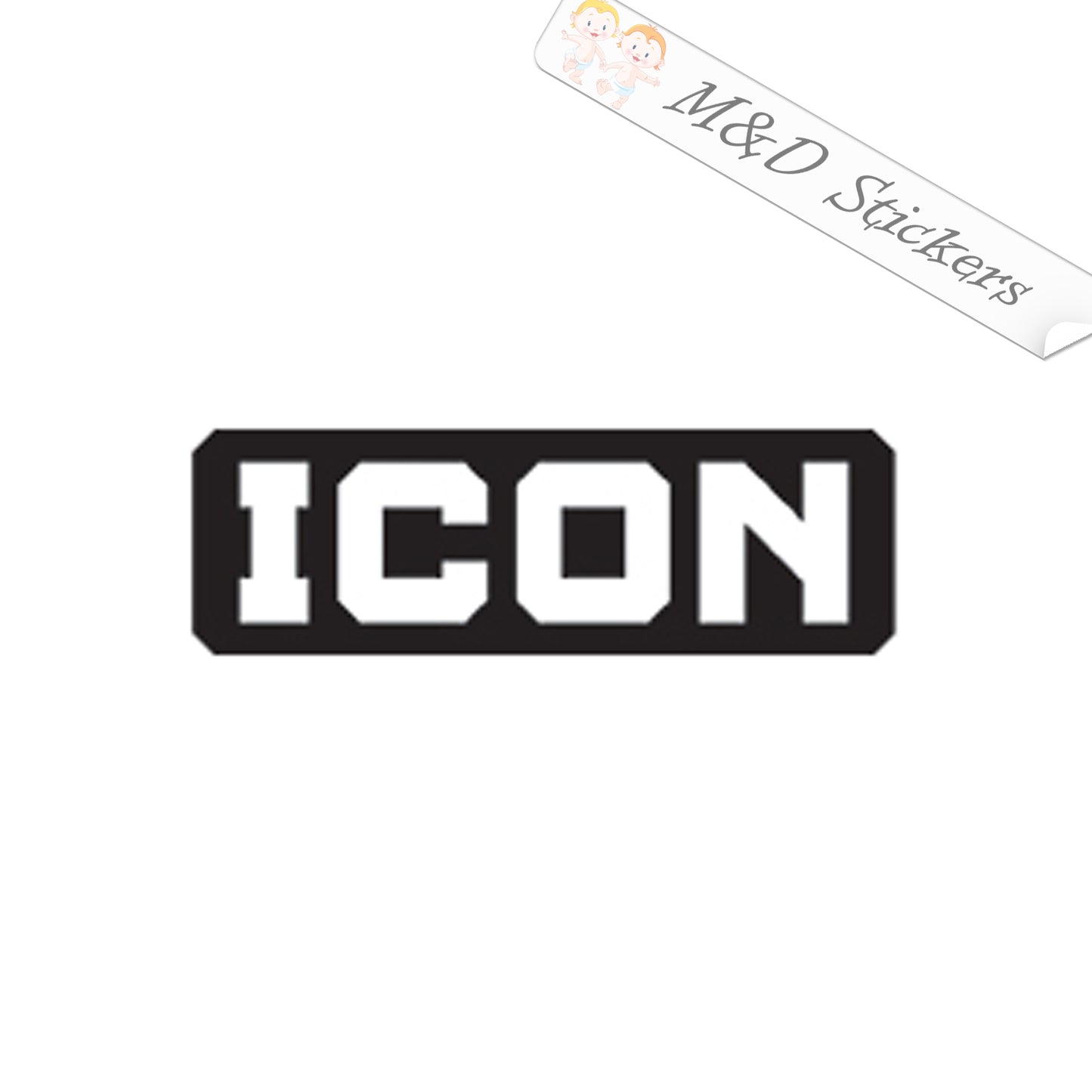 Icon tools Logo (4.5" - 30") Vinyl Decal in Different colors & size for Cars/Bikes/Windows