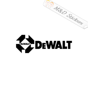 DeWalt tools Logo (4.5" - 30") Vinyl Decal in Different colors & size for Cars/Bikes/Windows