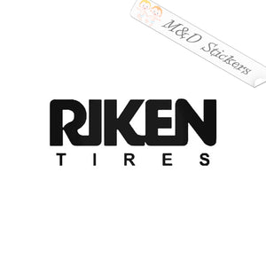 Riken Tires Logo (4.5" - 30") Vinyl Decal in Different colors & size for Cars/Bikes/Windows