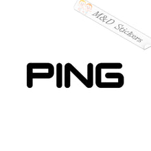 PING golf balls Logo (4.5" - 30") Vinyl Decal in Different colors & size for Cars/Bikes/Windows