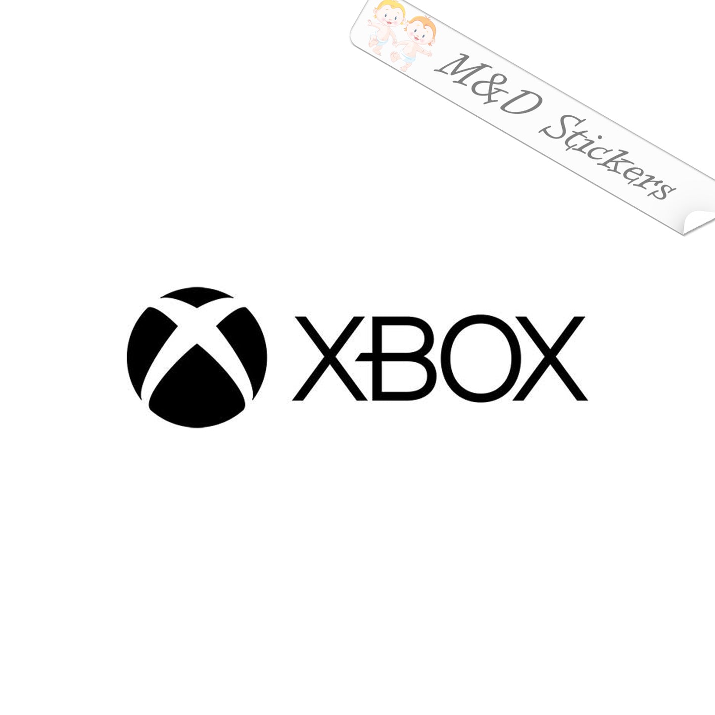 Xbox Logo (4.5" - 30") Vinyl Decal in Different colors & size for Cars/Bikes/Windows