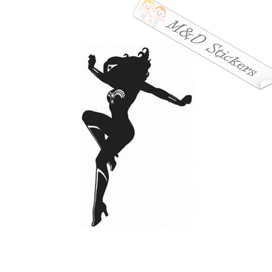 Wonder Woman (4.5" - 30") Vinyl Decal in Different colors & size for Cars/Bikes/Windows