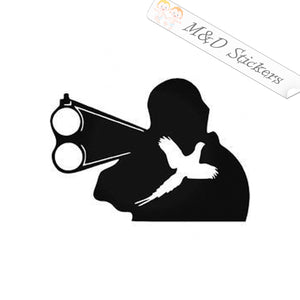 Pheasant Hunter (4.5" - 30") Vinyl Decal in Different colors & size for Cars/Bikes/Windows