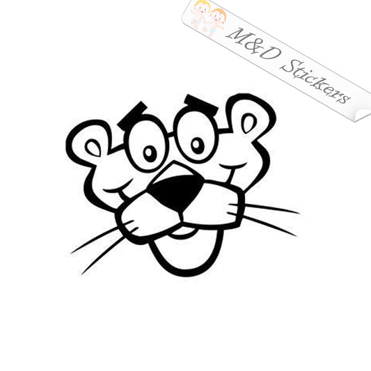 2x Pink Panther Vinyl Decal Sticker Different colors & size for Cars/Bikes/Windows