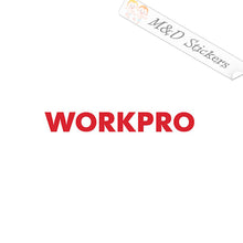 2x Workpro tools Logo Vinyl Decal Sticker Different colors & size for Cars/Bikes/Windows