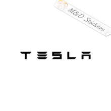 2x Tesla Logo Vinyl Decal Sticker Different colors & size for Cars/Bikes/Windows