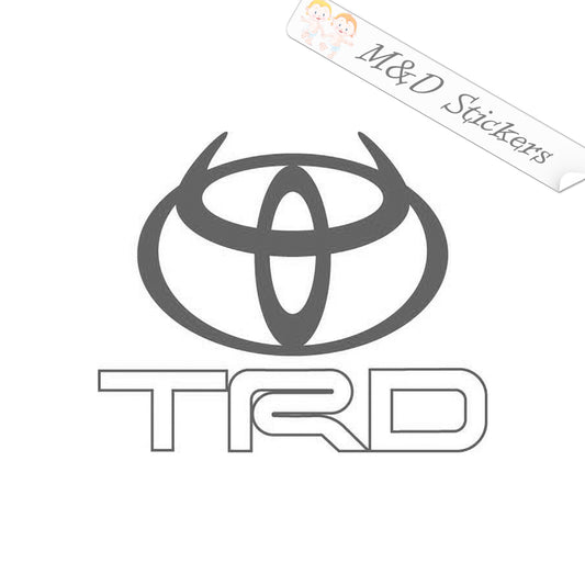 2x Toyota TRD Devil Vinyl Decal Sticker Different colors & size for Cars/Bikes/Windows