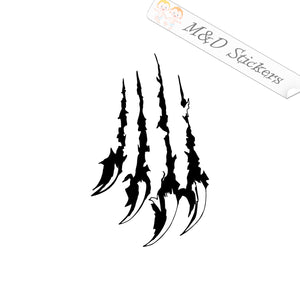 Claw Scratches (4.5" - 30") Vinyl Decal in Different colors & size for Cars/Bikes/Windows