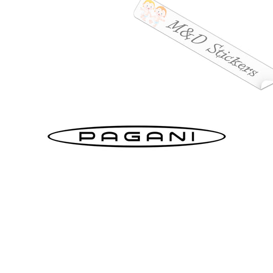 Pagani Automobili Logo (4.5" - 30") Vinyl Decal in Different colors & size for Cars/Bikes/Windows