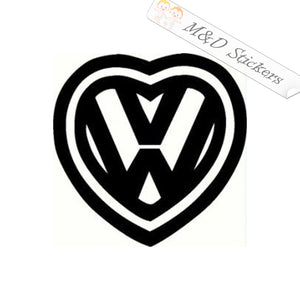 2x Volkswagen Logo Vinyl Decal Sticker Different colors & size for Car –  M&D Stickers