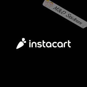 2x Instacart Logo Vinyl Decal Sticker Different colors & size for Cars/Bikes/Windows
