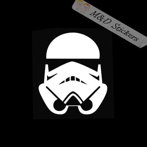 2x Stormtrooper Vinyl Decal Sticker Different colors & size for Cars/Bikes/Windows