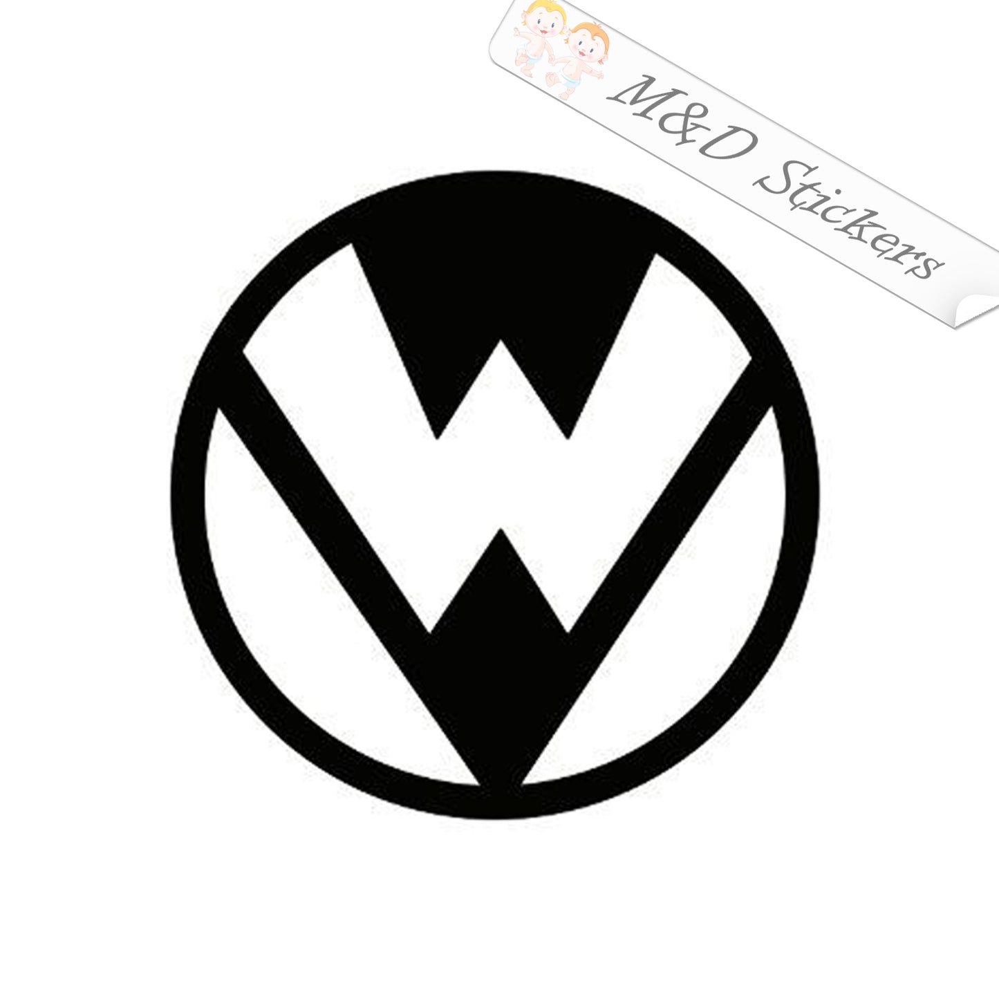 The Wasp Classic Logo (4.5" - 30") Vinyl Decal in Different colors & size for Cars/Bikes/Windows