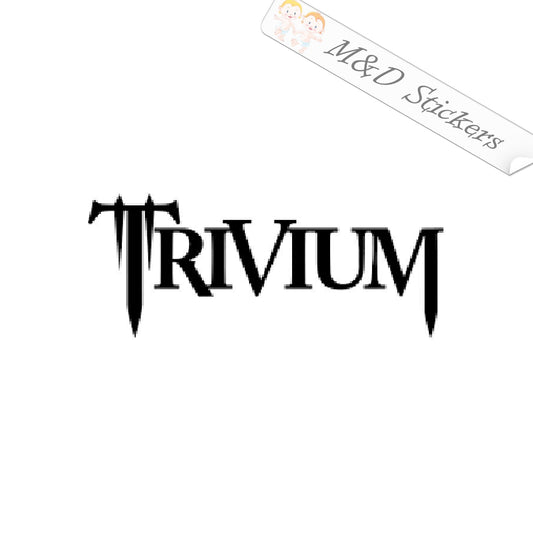 Trivium Music band Logo (4.5" - 30") Vinyl Decal in Different colors & size for Cars/Bikes/Windows