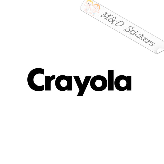 Crayola Logo (4.5" - 30") Vinyl Decal in Different colors & size for Cars/Bikes/Windows