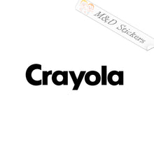 Crayola Logo (4.5" - 30") Vinyl Decal in Different colors & size for Cars/Bikes/Windows