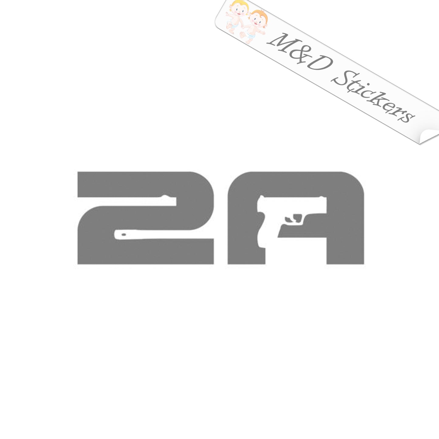 2nd amendment (4.5" - 30") Vinyl Decal in Different colors & size for Cars/Bikes/Windows
