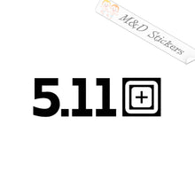5.11 Tactical apparel Logo (4.5" - 30") Vinyl Decal in Different colors & size for Cars/Bikes/Windows