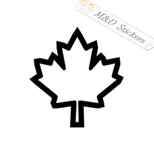 Maple Leaf (4.5" - 30") Vinyl Decal in Different colors & size for Cars/Bikes/Windows